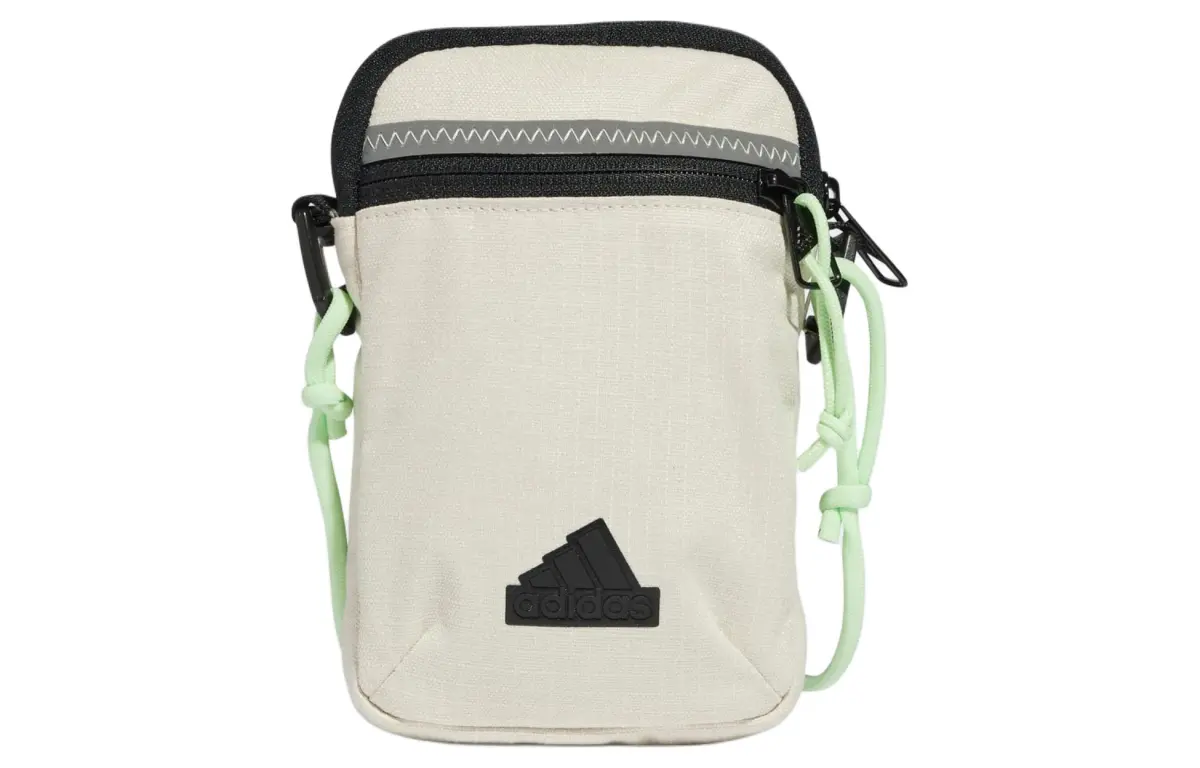 Adidas Crossbody Bags Aluminum & Pebble Silver & Semi-Green Spark & Black
