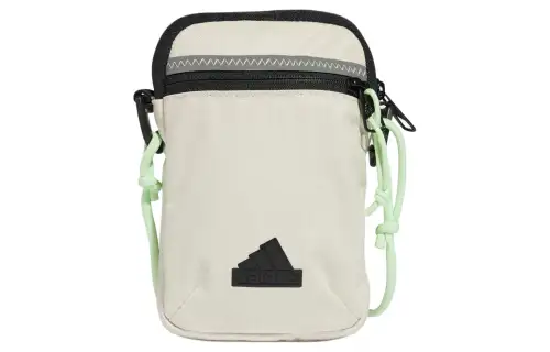 Adidas Crossbody Bags Aluminum & Pebble Silver & Semi Green Spark & Black