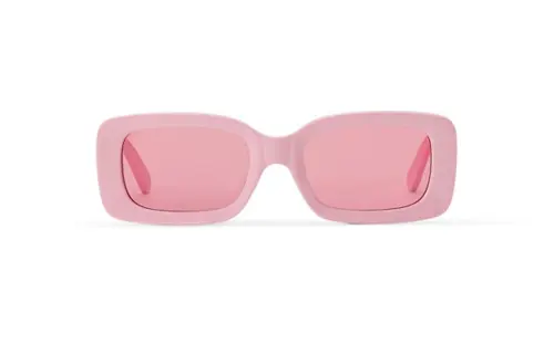 LOUIS VUITTON Acetate Square Sunglasses Women's Pink