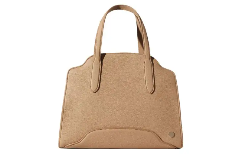 Loro Piana Cow Leather Portable Crossbody Bag, Shoulder Bag Women's Umber