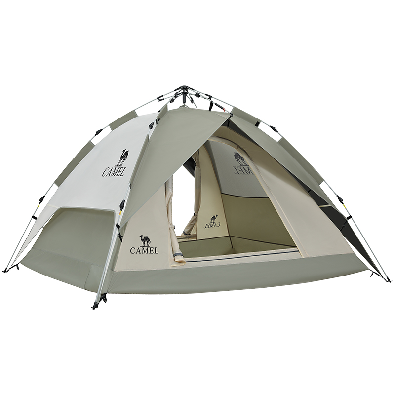 CAMEL Camping Tent Pull Bow Pop Up One Room Outdoor Automatic Tent