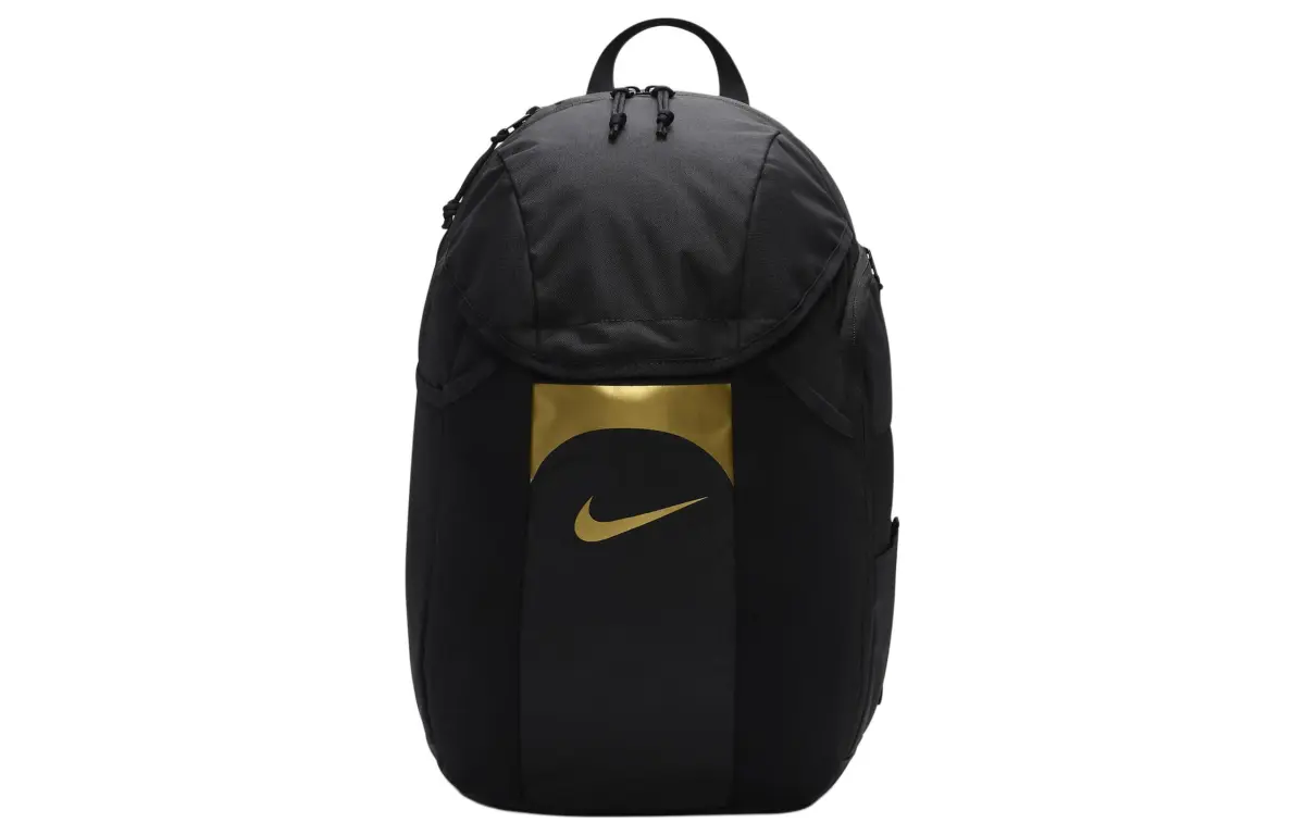 Nike Fabric Backpack Regular Unisex Black & Metal Gold Coin