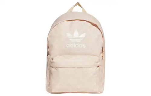 Adidas Originals Recycled Polyester Plain Weave Fabric Backpack Regular Unisex Sand
