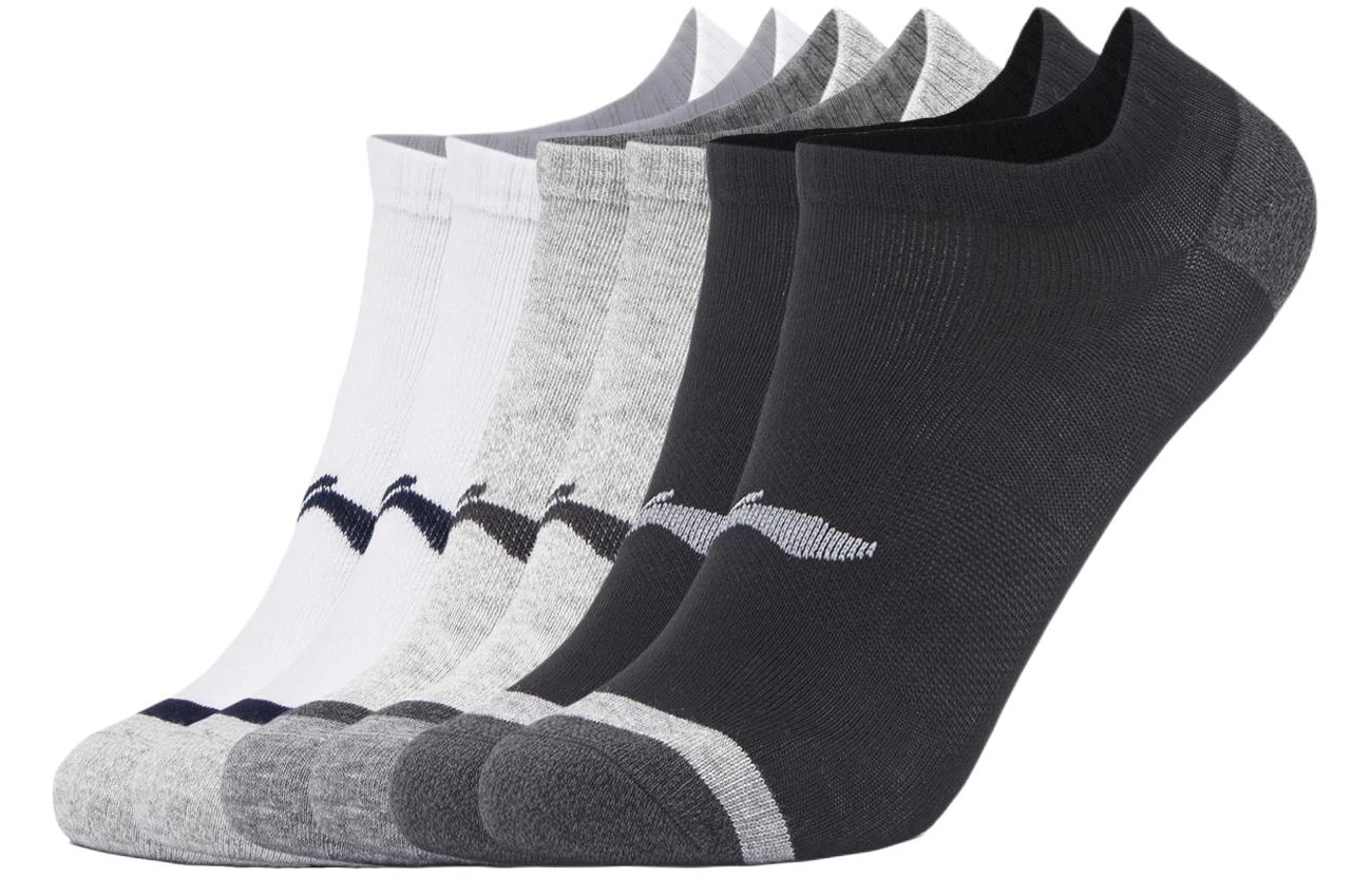 Li Ning Fitness Series Ankle Socks Unisex 6 Pack