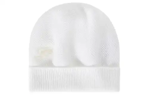 Loro Piana Cotton Beanies Baby White