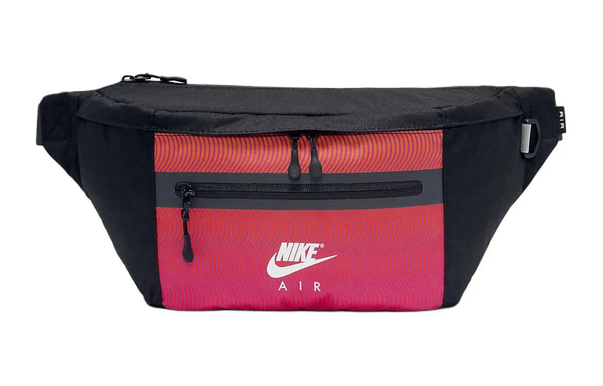 Nike Elemental Fabric Shoulder Bag, Crossbody Bag, Fanny Pack Regular Unisex Black & Red