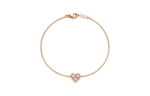 TIFFANY & CO. 18K Rose Gold Diamond Bracelets Women's Rose Gold