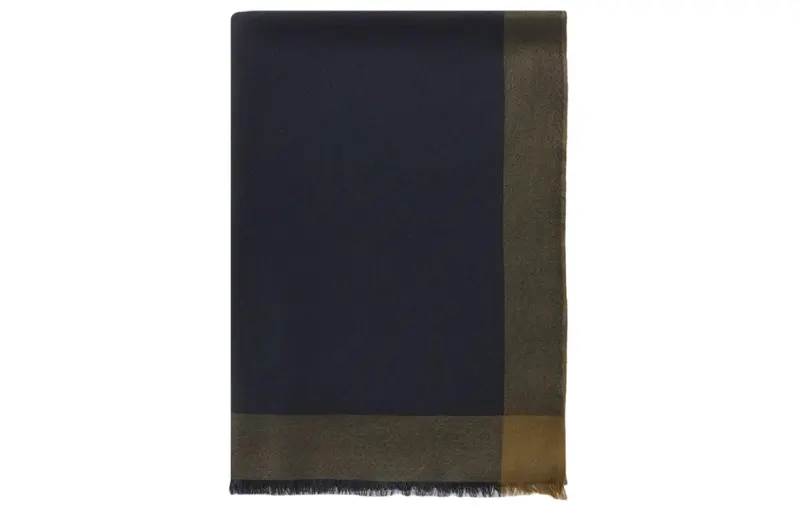 Loro Piana Knit Scarves Men's Dark Blue