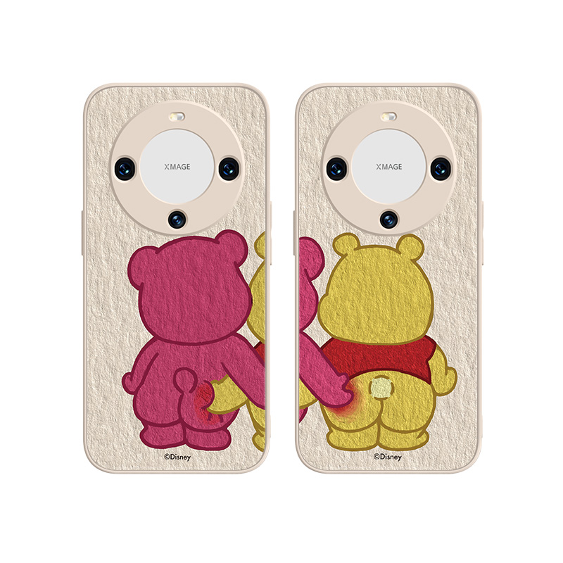 Disney Disney, huawei, glass matte cartoon strawberry, compatible cute phone case, material, internet celebrity, for beloved, fall protection, 60/, P60, P50