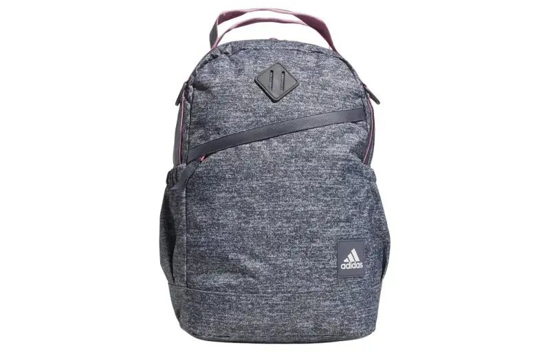 Adidas Squad Recycled Polyester Backpack Unisex Medium Gray & Bliss Pink