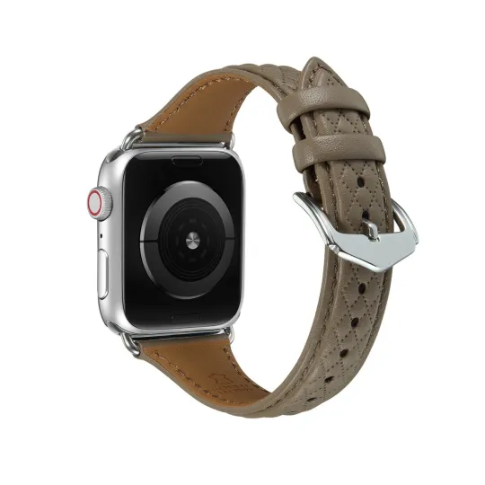 CHENSONG Watch Band Apple Compatibility Genuine Leather Material