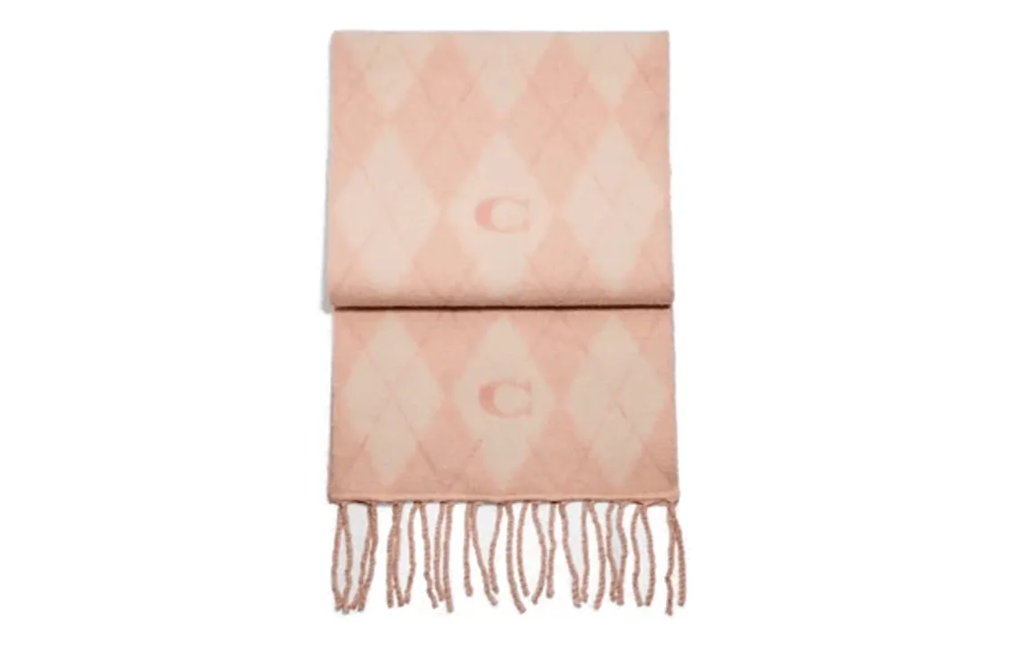 COACH Knit Scarves Women's Pink