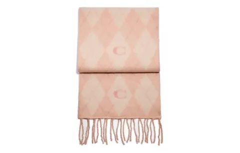 COACH Knit Scarves Women's Pink