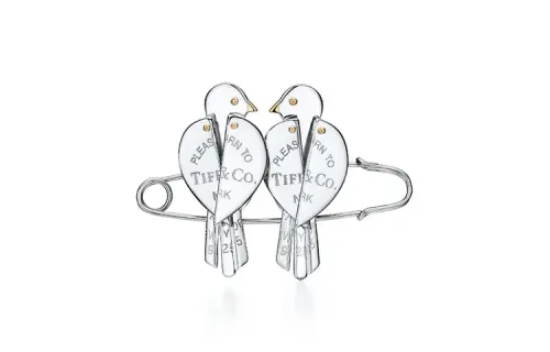 TIFFANY & CO. Brooches Women's Silver