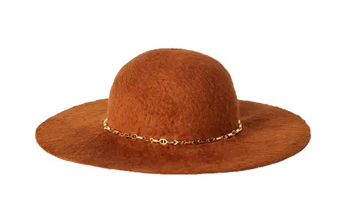 Loro Piana Rabbit Fur Blend Felt Hats & Caps Women's Brown