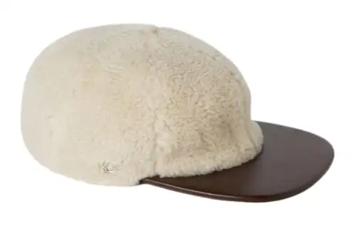 Loro Piana Cashmere Baseball Caps Women's Beige