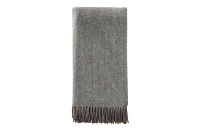 Loro Piana Knit Scarves Men's Gray