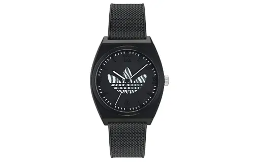 Adidas Originals Wrist Watches Quartz Movement Resin Strap 38mm Black Dial Unisex 50m Waterproof