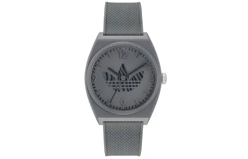 Adidas Originals Wrist Watches Quartz Movement Resin Strap 38mm Gray Dial Unisex ['50', 149262]m Waterproof