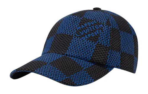 LOUIS VUITTON Cotton, Polyamide Baseball Caps Men's Blue