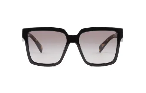 Prada logo-plaque rectangle-frame sunglasses