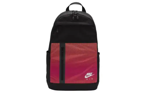Nike Elemental Fabric Backpack Regular Unisex Black & Red