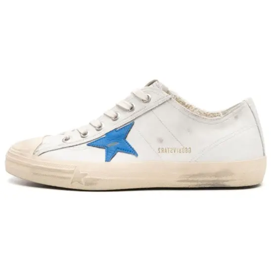 Golden Goose V-Star 2 Skateboard Shoes Men Low-Top White