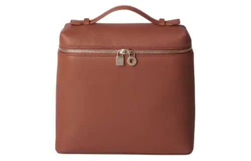 Loro Piana ExtraPocket Calfskin Carry Backpack Women's Brown