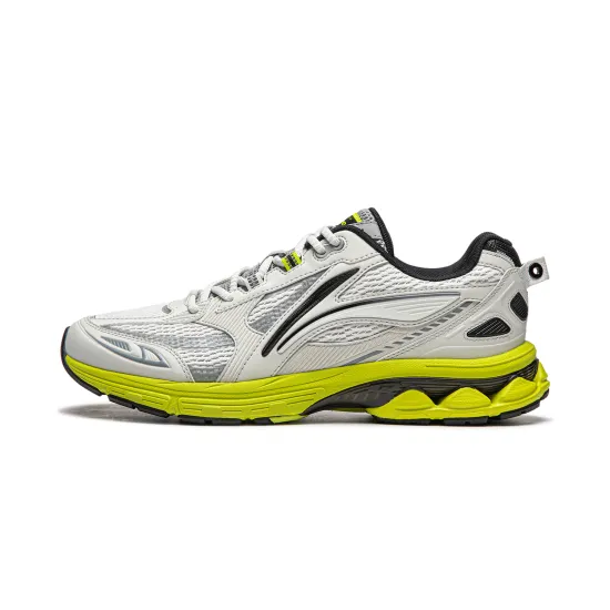 LiNing Shake 2.0 Cushioning Slip Resistant Abrasion Resistant Lightweight Low Top Casual Running Shoes Men's Light Lime