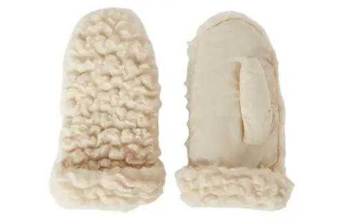 Loro Piana Thermal Knit Gloves Women's Beige