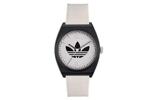 Adidas Originals Wrist Watches Quartz Movement Resin Strap 38mm White Dial Unisex ['50', 149262]m Waterproof