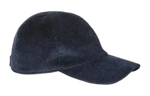 Loro Piana Cotton, Cashmere, Elastane Baseball Caps Men's Blue