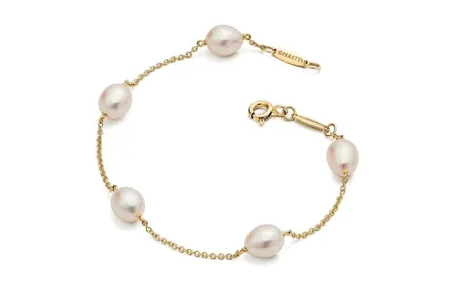 TIFFANY & CO. 18k Gold Pearl Bracelets Women's Gold