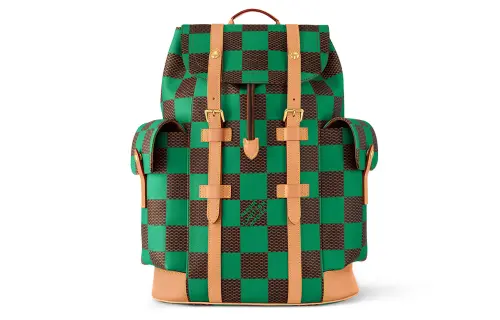 LOUIS VUITTON Christopher Mm Backpack Damier Pop Green