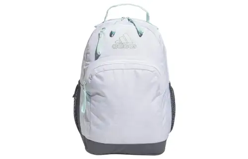 Adidas Recycled Polyester Backpack Unisex White & Semi Shimmer Green