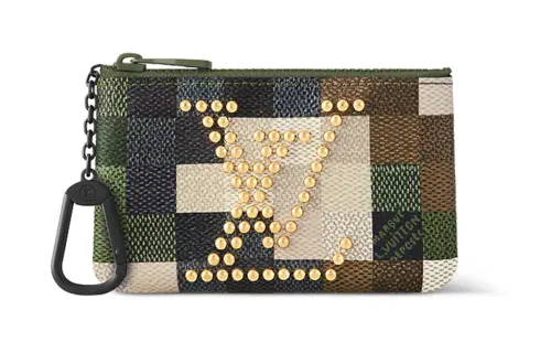 LOUIS VUITTON Pochette Clés Damoflage Green Damoflage Damier