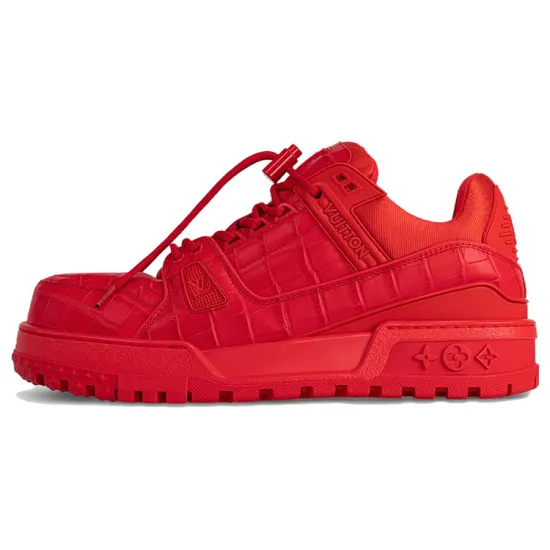 LOUIS VUITTON LV Trainer Maxi Sneaker Red