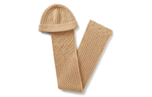 Loro Piana Knit Scarves Women's Brown