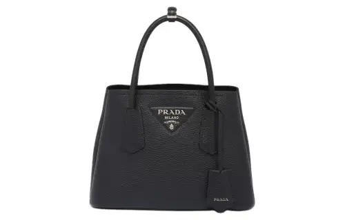 PRADA Leather Shoulder Bag, Crossbody Bag, Handbag Mini Women's Black