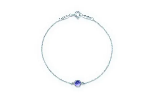 TIFFANY & CO. Sterling Silver, Tanzanite Bracelets Women's Silver