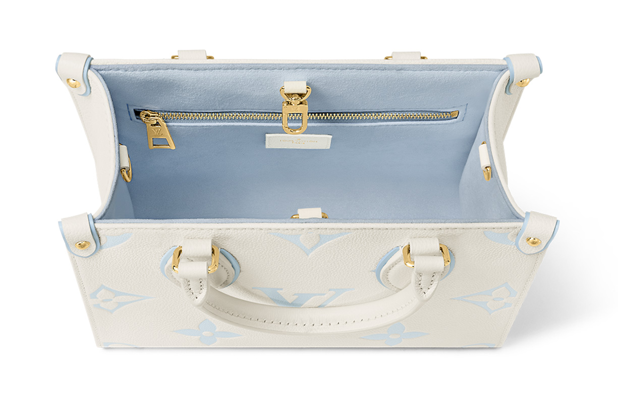 Женская сумка Louis Vuitton ONTHEGO PM (черная) — фото 4