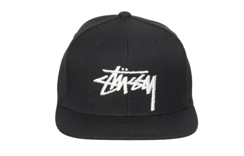 Stussy PC Wool Baseball Caps Men's Black