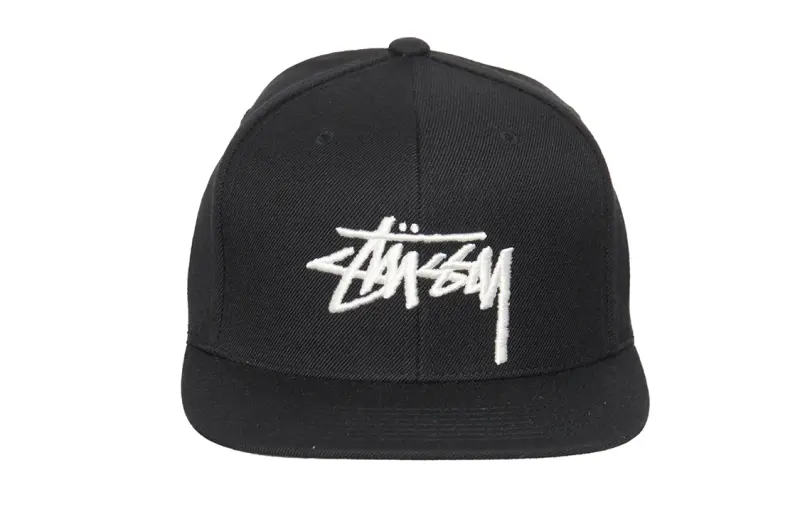 Stussy PC Wool Baseball Caps Men's Black