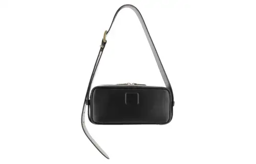 MIU MIU Leather Shoulder Bag Women's Black