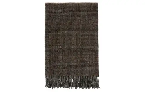Loro Piana Knit Scarves Men's Dark Brown