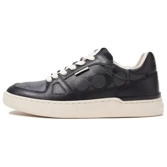 COACH Skateboard Shoes Women's Low-Top Black