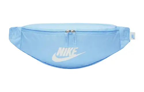 Nike Heritage Nylon Fanny Pack Unisex Aquarius Blue Crew Canvas
