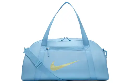 Nike Polyester Handbag, Shoulder Bag, Crossbody Bag, Gym Bag Large Unisex Aquarius Blue & Light Laser Orange