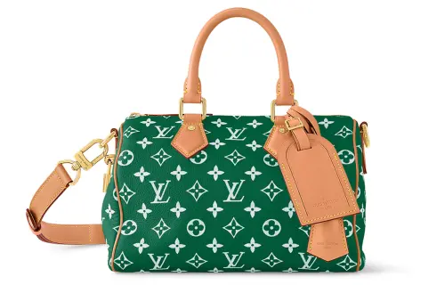 LOUIS VUITTON Speedy P9 Bandoulière 25 Monogram Leather Green