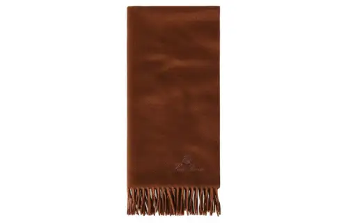 Loro Piana Knit Scarves Women's Umber